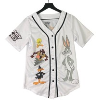 Looney Tunes Mesh Baseball Jersey Unisex L Bugs Bunny Taz Tweety Lola Bu... - £23.33 GBP