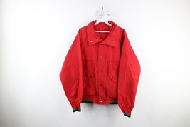 Vintage 90s Lands End Mens Large Distressed Striped Windbreaker Bomber J... - $923.82 MXN