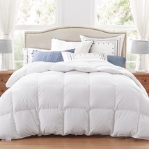 Luxurious Feather Down Comforter Queen Size, Fluffy Hotel Collection Duvet Inser - £151.07 GBP