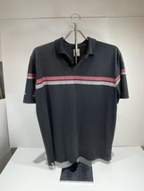 Callaway Opti Dri Golf Polo Shirt Men&#39;s Black Short Sleeve Size L - £10.16 GBP