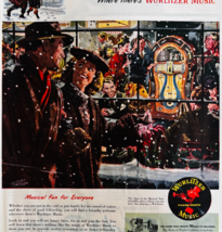 1947 Wurlitzer Music Phonograph Radio Advertisement Vintage Electronics ... - $220.19 MXN