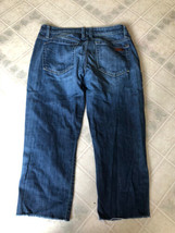 Joes Jeans The Best Boyfriend Crop Denim Jeans Size 27 raw Edge Hems - £33.63 GBP