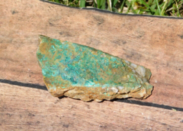 Malachite and Chrysocolla Rough Stone 55g for Energy Healing Collection Display - £11.01 GBP