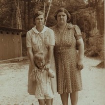 Real Photo Summer 1944 Rural Family Songo Pond Small Town Maine July Camping 1 - $20.61