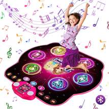 VATOS Outdoor Dance Mat 27 Levels for Girls Kids 6 LED Keys Light Up Blu... - $59.91