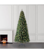 9&#39; Fir Pre-lit Robinson Fir Artificial Christmas Tree 600 LED Warm White... - £256.73 GBP