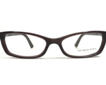 Burberry Eyeglasses Frames B 2084 3224 Purple Brown Striped Cat Eye 50-1... - $83.93