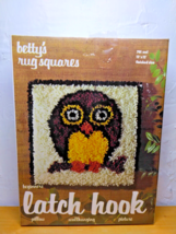 Betty&#39;s Rug Squares Beginners Latch Hook #701 Owl - Pillow/ Wall Hanging... - £21.82 GBP