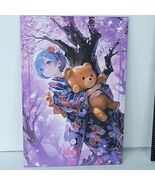 Rem Teddy Bear Waifu Card Anime Wall Art Oversized Board Matchmaker 2 A5 - $19.34