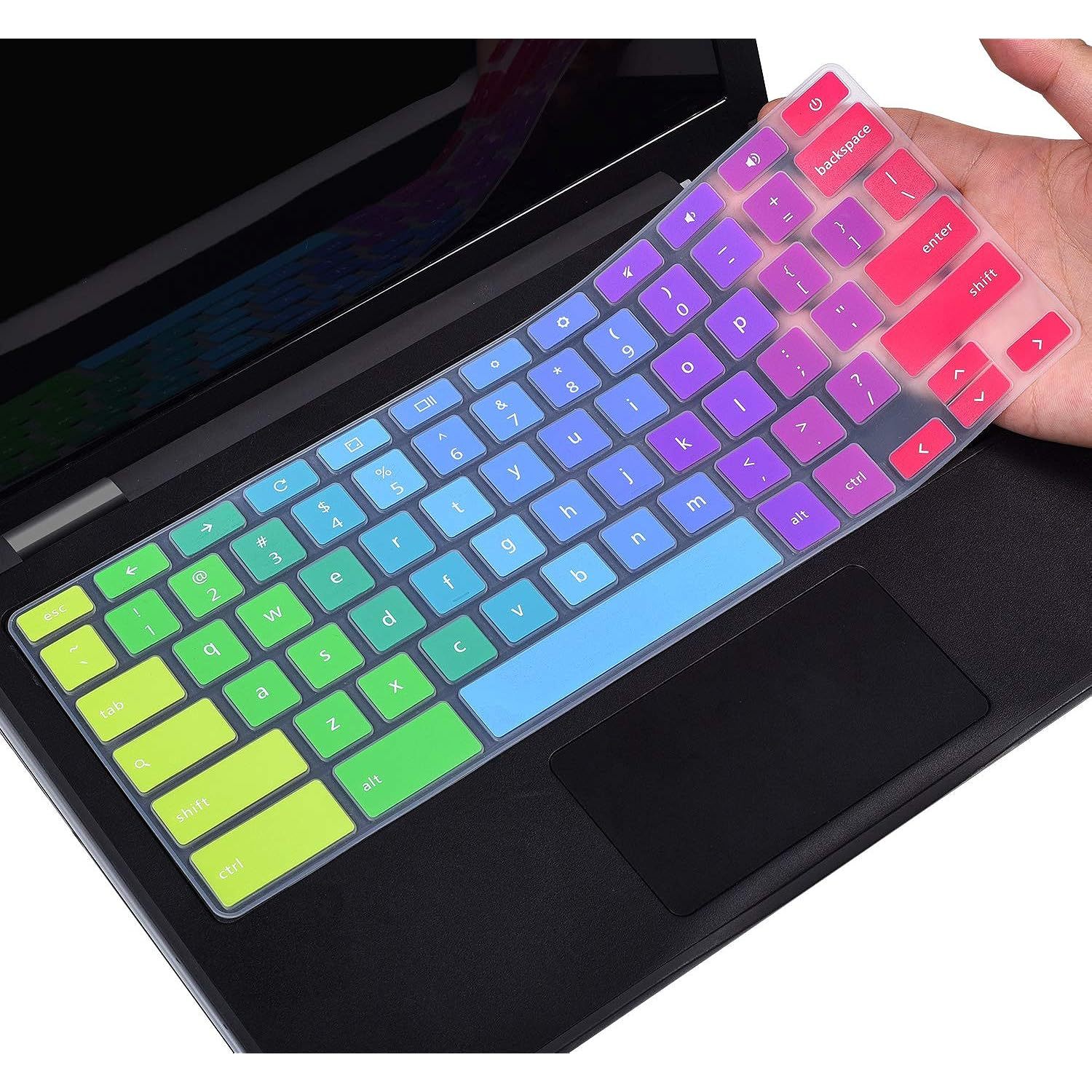 Colorful Keyboard Cover For Dell 11.6 Chromebook 3100 / Chromebook 11 3120 3180  - $14.99
