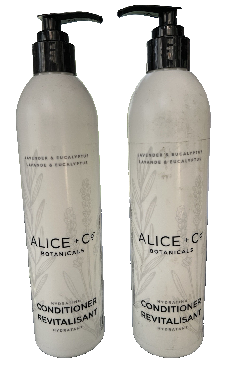 2 Bottles Alice + Co Botanicals Hydrating CONDITIONER Lavender &amp; Eucalyp... - $46.52
