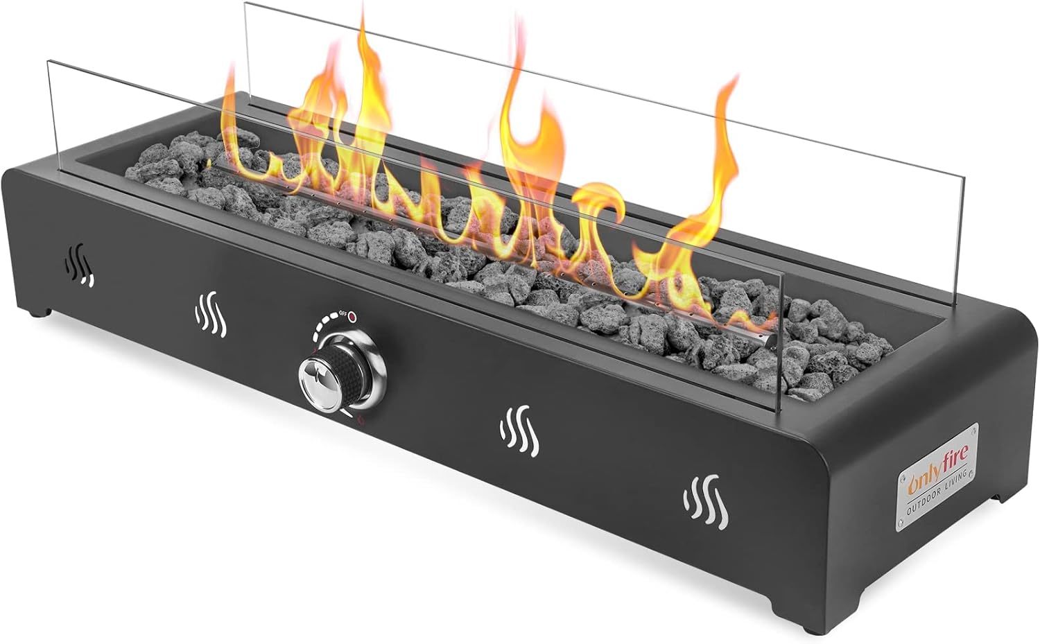 Onlyfire 28&#39;&#39; Tabletopfire Pit Table, Propane Fire Pit With Rear Air Inlet, - $93.99