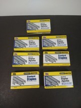 Tool Lot of 7 Stanley Bostitch Standard Staples 5000/box 1/4CP Chisel Point USA - £16.53 GBP