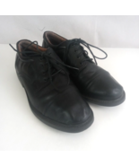 Puritan Men&#39;s Black Leather Oxford Dress Shoes Size 9 - $40.69 CAD