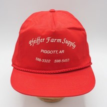 Vintage Pfeiffer Fattoria Supply Piggott Arkansas Snapback Trucker Cappello - £35.46 GBP