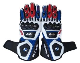 BMW Motorrad Leather Motorcycle Racing Gloves Cowhide Biker Gloves - $175.00