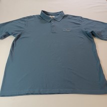 Columbia Sportswear Men&#39;s Gray Cotton Blend 3-Button Polo Shirt Size XL  - $8.31