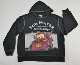 Disney Tow Mater Black Radiator Springs Pullover Hoodie Sweatshirt Mens ... - £30.00 GBP