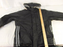 Adult Men&#39;s Nu-Tech Outerwear Black Full Zip Up Insulated Jacket Coat 31768 - £17.40 GBP