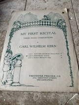 My First Recital ~ Sweetheart Waltz ~ Carl W. Kern ~ 1914 ~ Sheet Music - £10.99 GBP