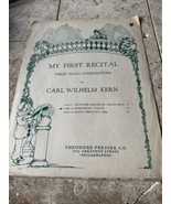 My First Recital ~ Sweetheart Waltz ~ Carl W. Kern ~ 1914 ~ Sheet Music - £10.97 GBP