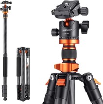 Kandf Concept 63&quot; Carbon Fiber Camera Tripods,D254C1+Bh-28L Compact Tripod With - £135.05 GBP