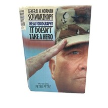 It Doesn&#39;t Take a Hero: The Autobiography Hardcover Norman Schwarzkopf Army Nam - £7.29 GBP