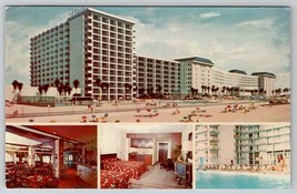 Daytona Beach Florida New Plaza 1972 to Ricker Family in Orange NJ Postcard D24 - £7.15 GBP