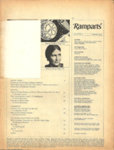 Ramparts - February 1972 - Emma Goldman, RIGHT-WING &amp; LEFT-WING Science Fiction - £8.80 GBP