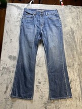 Indigo Palms Jeans Men’s 36X32 Blue Denim Boot Cut Loose Fit Vintage - $20.29