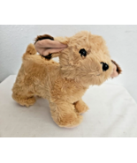 Aurora Puppy Dog Plush Stuffed Animal Tan Brown Ear Tips Benji - £17.87 GBP