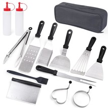 Griddle Accessories Kit, 14Pc, Stainless Steel Bbq Barbecue Tools Set For Blacks - £36.98 GBP