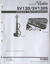 Yamaha SV130 SV130S Silent Violin Original Overall Circuit Diagram / Schematics - £29.75 GBP