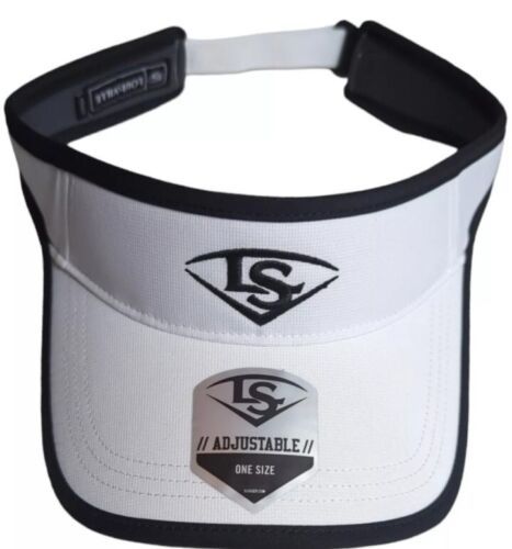 Primary image for Louisville Slugger Adult Baseball/Softball Visor White/Navy Adjustable Size NEW