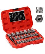 RIMKOLO 27-Piece Screw Extractor Set, 3/8&quot; Inch Drive Easy Out Bolt Extr... - £30.66 GBP