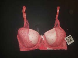 Jessica Simpson Womens Underwire Bra Pink Lace# RN71222 Size 34 36 38 B ... - $16.99