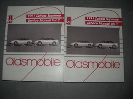 1991 GM Olds Oldsmobile Cutlass Supreme Service Shop Workshop Repair Manual Set - £52.54 GBP