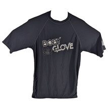 Surfing Rash Guard Body Glove Mens Medium Black Short Sleeve Boarding UV... - €19,21 EUR