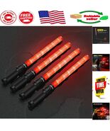 Multifunction 21 Inch Traffic Wand - 4 Pack LED Baton for Safe Direction - $792.51 MXN