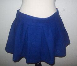 Abercrombie &amp; Fitch Womens Skirt PIPER Wool Mini Pleated Blue Sz 4  NEW ... - $58.81