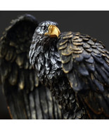 Bronze Resin Eagle Collectible Decorative Eagle Statue For Home Office D... - $48.51