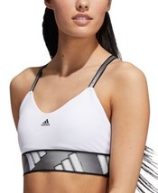 adidas Womens All Me Light Support Training Bra Size Small Color White - £24.38 GBP