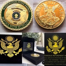 Washington State Highway Patrol Challenge Coin Officer Trooper Retiremen... - $27.72