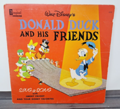 Walt Disney&#39;s Donald Duck and His Friends 12&quot; Record 1212 Disneyland - £2.75 GBP