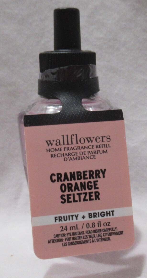 White Barn Bath & Body Works Wallflower Bulb Lot Set 5 CRANBERRY ORANGE SELTZER Item image 3