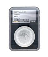 2025-P Australia Silver Kangaroo NGC MS70 Perth Mint 1 OZ Fine silver - $167.60