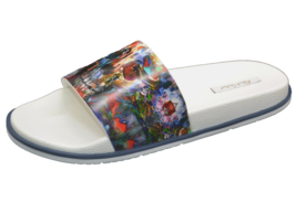 Robert Graham Fleetwood Multicolor White Sole Sandal Flip Flop Shoes Siz... - $88.46