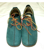 Womens&#39;s Born Green Suede Nubuck Oxford Comfort Shoes sz 10 M - £23.36 GBP