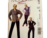 McCall&#39;s Misses&#39; Gilet, Giacca, Pantaloni Motivo M6211 Misura 8-14 Non T... - £3.99 GBP