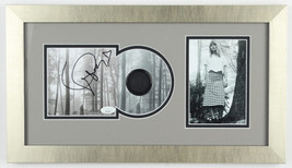 Taylor Swift Signed &quot;Folklore&quot; 10.5x18.5 Custom Framed JSA + Target LP&#39;s - £799.34 GBP